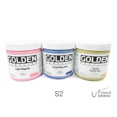 Golden高登Heavy Body Acrylic重稠壓克力顏料(一般色/473ml/S2)