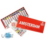 荷蘭amsterdam阿姆斯特丹原裝油畫顏料(12色/40ml)