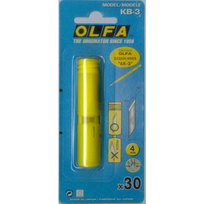 OLFA筆刀替刃30入(KB-3)