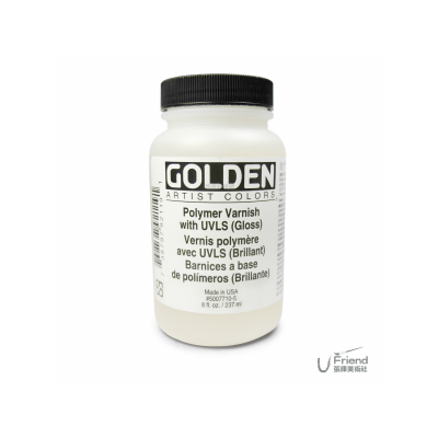 Golden高登Gloss Polymer Varnish with UV壓克力抗紫外光增光凡尼斯(237ml 7710-5  946ml 7710-7)