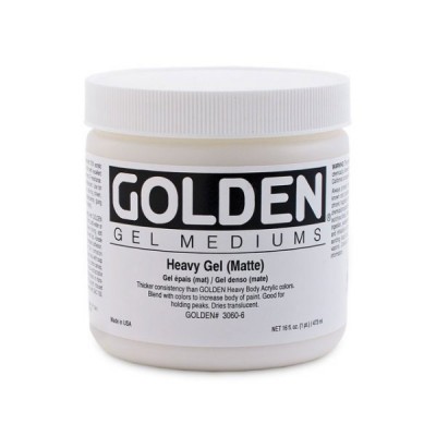 Golden高登Heavy Gel Matte壓克力消光厚塗凝膠(237ml 3060-5/946ml 3060-7/3.78L 3060-8)