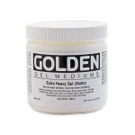 Golden高登Extra Heavy Gel Matte壓克力消光特厚塗凝膠(237ml 3090-5/946ml 3090-7/3.78L 3090-8)
