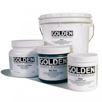 Golden高登Gesso壓克力打底劑(237ml 3550-5/946ml 3550-7/3.78L 3550-8)