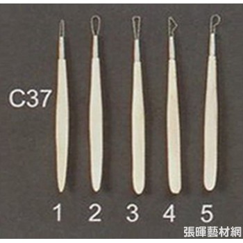 陶藝工具/兩用5" 木刀(5入/C37)