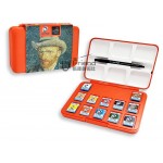 Talens泰倫斯Van Gogh塊狀水彩口袋盒12色橙盒特別版#20808635