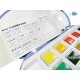 KUSAKABE專家級固體水彩顏料輕巧豆子盒裝(18色附專用筆)