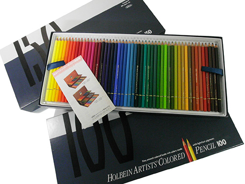 Holbein Artists' Colored Pencil Set of 12 - Basic Colors