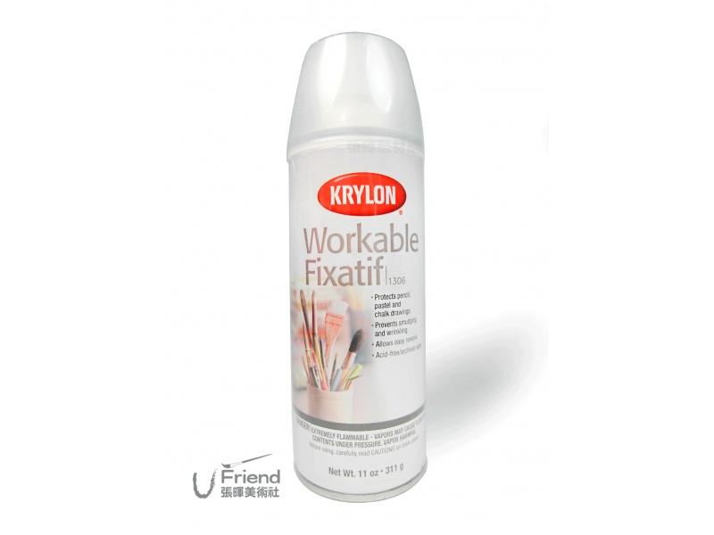 Krylon Workable Fixatif水性素描粉彩保護噴膠311g #K1306
