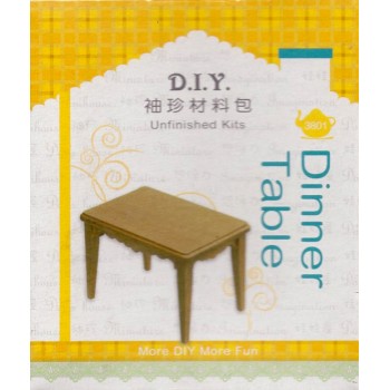DIY袖珍Dinner Table鄉村風組合桌材料包(NO.3801)