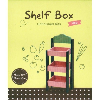 DIY三層Shelf Box收納架(NO.7802)