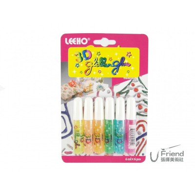 LEEHO 3D金蔥彩繪膠筆