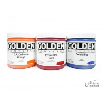 Golden高登Heavy Body Acrylic重稠壓克力顏料(一般色/237ml/S8)