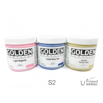 Golden高登Heavy Body Acrylic重稠壓克力顏料(一般色/473ml/S2)