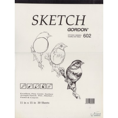 Gordon Sketch Book 602素描本(膠裝/30Sheets)