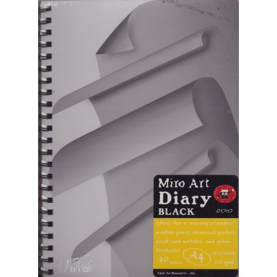 MiroArt Diary黑色素描本(A4)