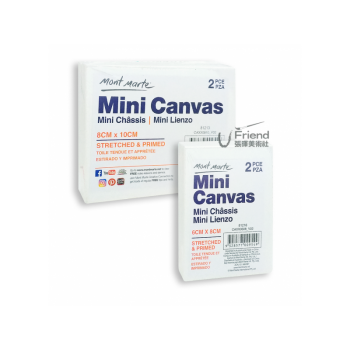 澳洲Mont Marte蒙馬特Mini Canvas迷你畫布(2入/2種尺寸/CAXX0608)