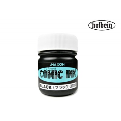 Holbein好賓Maxon Comic Ink漫畫墨水黑色30ml#520102