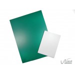 雙色雕刻橡膠板(白綠/5種規格)
