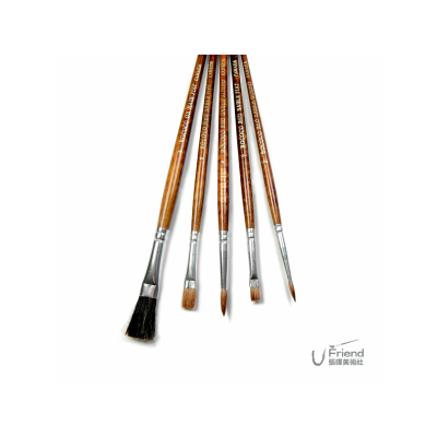 ROCOCO紅貂毛筆刷組BRUSHES hand crafted(126/5入)