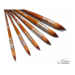 馬可威 合成系纖維古典水彩筆 ART601 零售 6種型號 #000~#06