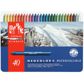 Caran D'ache卡達NeocolorII專業水溶性蠟筆10-84色#7500
