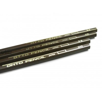 OTTO PENCIL日本製鉛筆(棕/黑/2H~8B/單支/隨機出色)