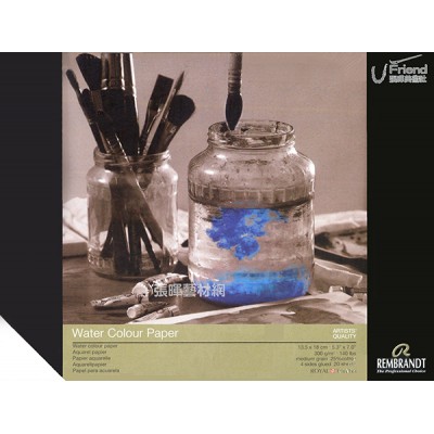 Rembrandt林布蘭Artist's Water Colour Paper水彩本300g20張入#W