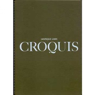 日本CROQUIS環裝黃素描本(S238/A4/B4)