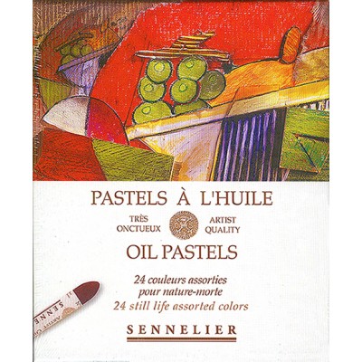 法國SENNELIER申內利爾專家級油性粉彩(靜物/人物/風景24色)