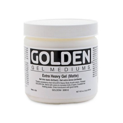 Golden高登Extra Heavy Gel Matte壓克力消光特厚塗凝膠(237ml 3090-5/946ml 3090-7/3.78L 3090-8)