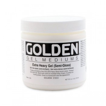 Golden高登Extra Heavy Gel Semi-Gloss壓克力半增光特厚塗凝膠(237ml 3100-5/946ml 3100-7/3.78L 3100-8)