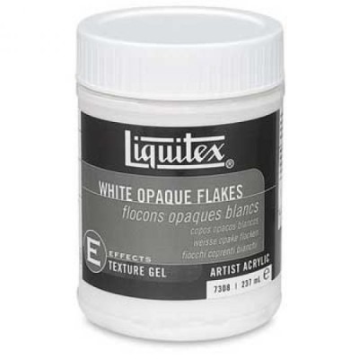 Liquitex白鱗片WHITE OPOQUE FLAKES(237ml)