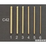 陶藝造型工具銅管6入(斜口/C42)