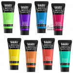 美國Liquitex麗可得Basics Acrylic基礎系列壓克力顏料金屬色珠光色單色118ml