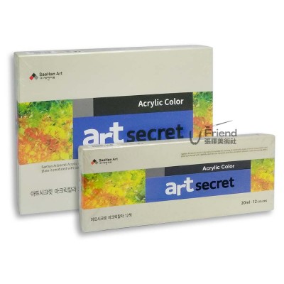 韓國SaeHan Art Secret壓克力顏料20ml(12色&24色)