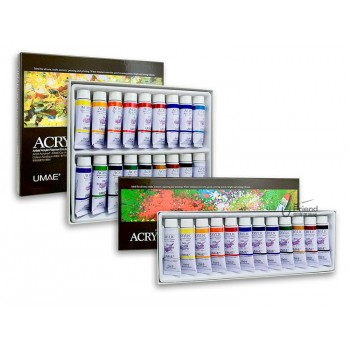 UMAE專家級壓克力顏料12/18色組(15ml/2910300) UMAE專家級壓克力顏料12/18色組(15ml/2910300)