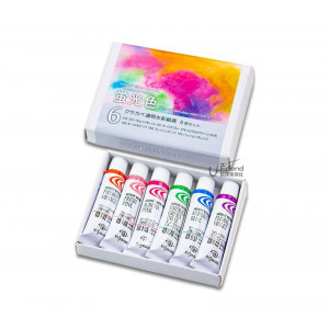 Kusakabe日下Luminous Color螢光色專家級透明水彩顏料5ml盒裝6色