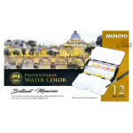 韓國Mungyo Brilliant Memories專家級塊狀水彩金屬色系鐵盒裝12色#MWPH-12MT 韓國Mungyo Brilliant Memories專家級塊狀水彩金屬色系鐵盒裝12色#MWPH-12MT