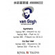 荷蘭Van Gogh梵谷Canvas Brush Case畫筆組#9099