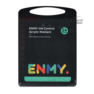 Enmy恩米Acrylic Marker直液式壓克力麥克筆盒裝24-80色#X004