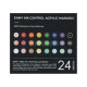 Enmy恩米Acrylic Marker直液式壓克力麥克筆盒裝24-80色#X004