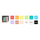 Enmy恩米Rainbow Acrylic Retractable Fineliners按壓式彩色壓克力線條筆0.7mm盒裝12-48色 Enmy恩米Rainbow Acrylic Retractable Fineliners按壓式彩色壓克力線條筆0.7mm盒裝12-48色
