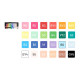 Enmy恩米Rainbow Acrylic Retractable Fineliners按壓式彩色壓克力線條筆0.7mm盒裝12-48色 Enmy恩米Rainbow Acrylic Retractable Fineliners按壓式彩色壓克力線條筆0.7mm盒裝12-48色