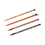 Cretacolor Sepia棕色乾性&油性炭精筆單支#463