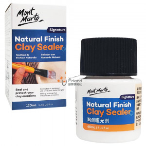 Mont Marte蒙馬特Clay Sealer陶泥霧面保護漆啞光劑60-120ml#MMSP