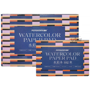 Potentate遵爵全棉無酸冷壓水彩本300g中粗紋16-32K#Z4920