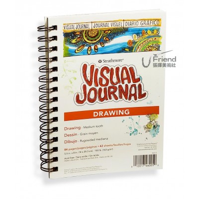 Strathmore絲蒂摩Visual Journals Drawing無酸手繪日誌系列繪畫本163gsm